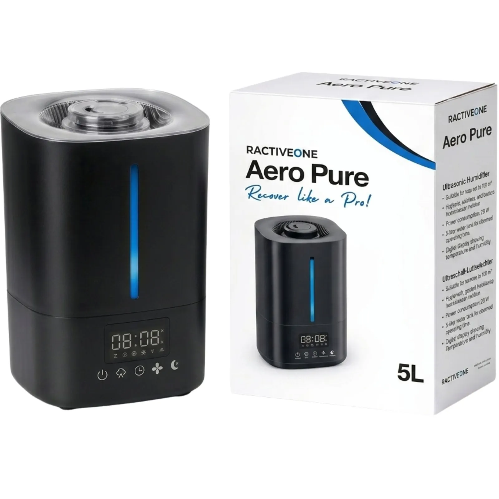 Aero Pure Deluxe Luftbefeuchter mit Verpackung