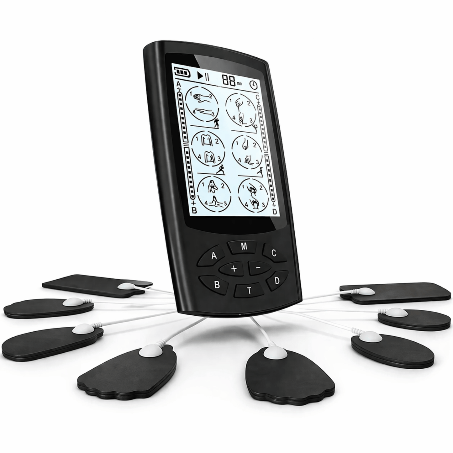 Sensara Stim Pro - Appareil TENS à 4 canaux